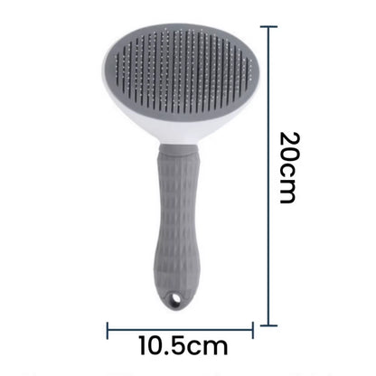 Pet Brush Dog Hair Beauty Care Stainless Steel Pet Hair Remover Pet Cleaning Grooming Self-Cleaning Hair Comb Pet Accessories
