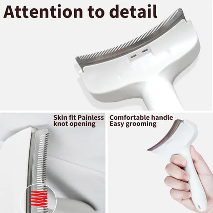 Transform Your Pet's Grooming Routine with the SmartWell Professional Deshedding Tool - Effortlessly Reduce Shedding for Dogs and Cats!