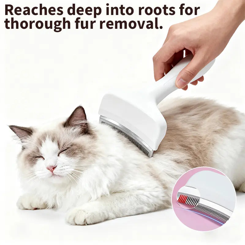 Transform Your Pet's Grooming Routine with the SmartWell Professional Deshedding Tool - Effortlessly Reduce Shedding for Dogs and Cats!