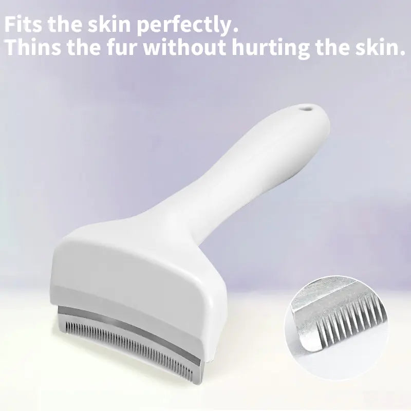 Transform Your Pet's Grooming Routine with the SmartWell Professional Deshedding Tool - Effortlessly Reduce Shedding for Dogs and Cats!