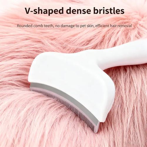 Transform Your Pet's Grooming Routine with the SmartWell Professional Deshedding Tool - Effortlessly Reduce Shedding for Dogs and Cats!